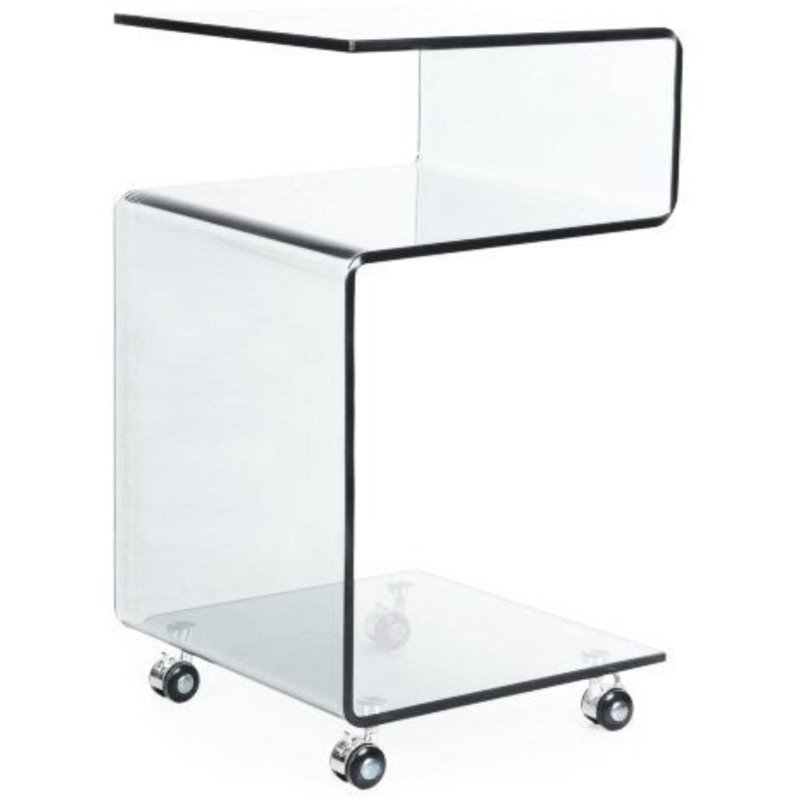 Reta Glass Top End Table