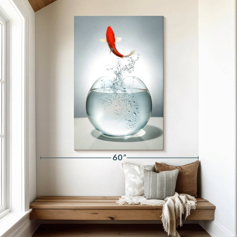 Brampt Fish Bowl Escape, 51" H x 34" W