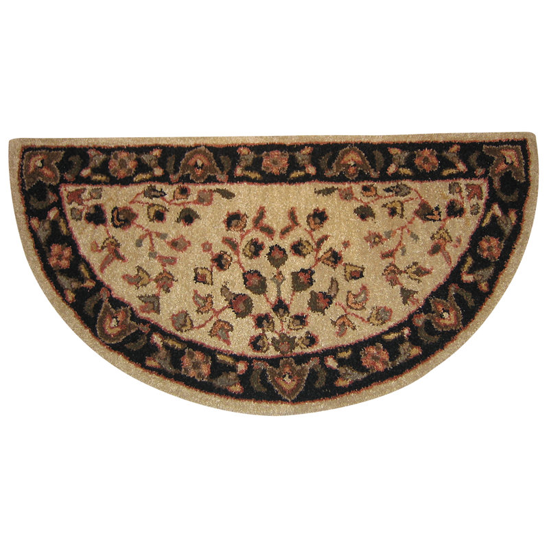 Wool Floral Indoor Rug
