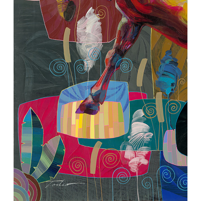 Intriguing Woman Print by Tadeo Zavaleta