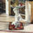 Thai Teppanom 26" Tall Figurine End Table