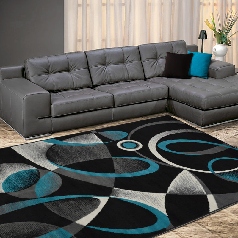 Cleopatre Geometric Indoor Rug, Rectangle 5'2" x 7'