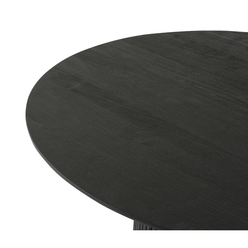 Congo Table Collection Coffee Table, Black, 45cm H x 60cm W x 60cm D