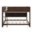 Queen Over Queen Bunk Bed, Solid Pine Wood Bunk Bed With Built-In Storage Cabinets, Charging Station,Ladder,Safety Guardrails-438181969