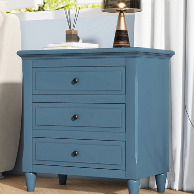 Table de chevet bleue Ustyle 3
