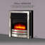 Meadow Castleton Fires & Fireplaces 129.54cm W Electric Fireplace with 6824.28 BTU-1251783285-1259769109
