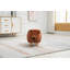 Upholstered Faux Fur Footstool