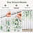 Floral Shower Curtain with Hooks Included-1706553759