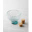 Moss Crystal Glass Serving Bowl
