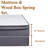 White Noise Camille 14'' Plush Hybrid Mattress and Box Spring-1964404682