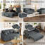 3 Seater Sofa Bed-1227077330