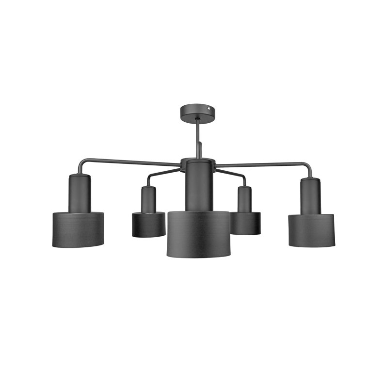 Mahadi Semi Flush Mount, Black