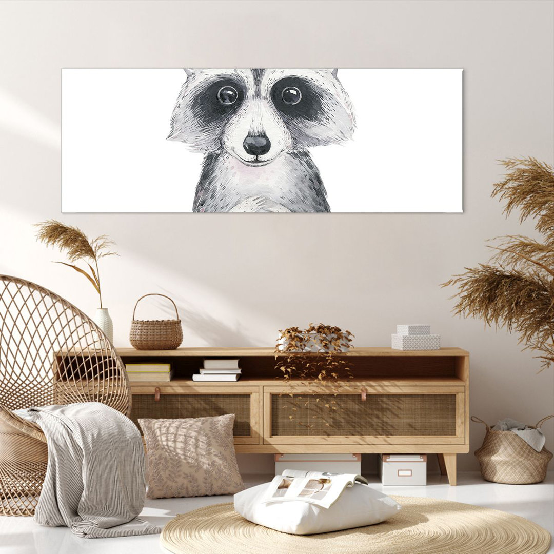 Leinwandbild Raccoon Picture Kinder