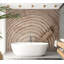 Murale pelez et collez - grain de bois-843629008