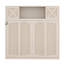 Lit escamotable double avec armoires de rangement