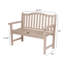 Banc de jardin d'extérieur 44,75 po Susila-54204610