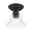 Plafonnier semi-encastré 1 lumière 6,25 po Akera-1796384641