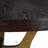 Aarsh Oak Round Metal Base Dining Table