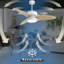 Light Pro 52 po Ventilateur de plafond intelligent à DEL avec télécommande