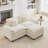 Modern Style 69.4" Modular Sofa-1014145116