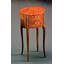 Louis XVI Solid Wood End Table with Storage