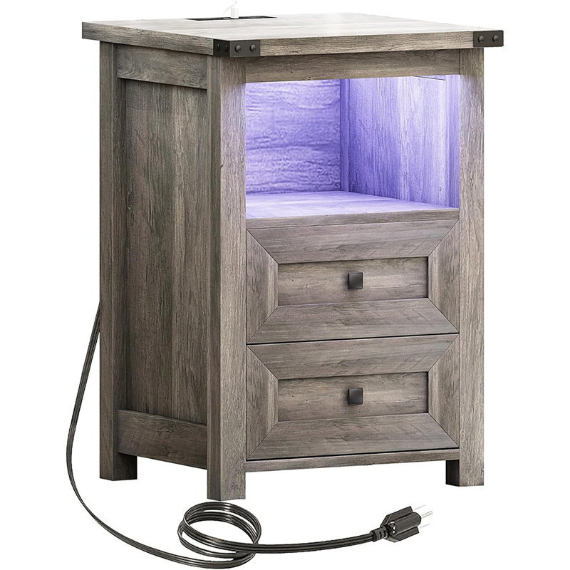 Finley 15.4'' W Solid Wood Nightstand