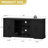 Rustic TV Stand With Barn Door-1391107533