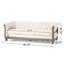 Canapé Chesterfield 3 places Anduin-1690165322