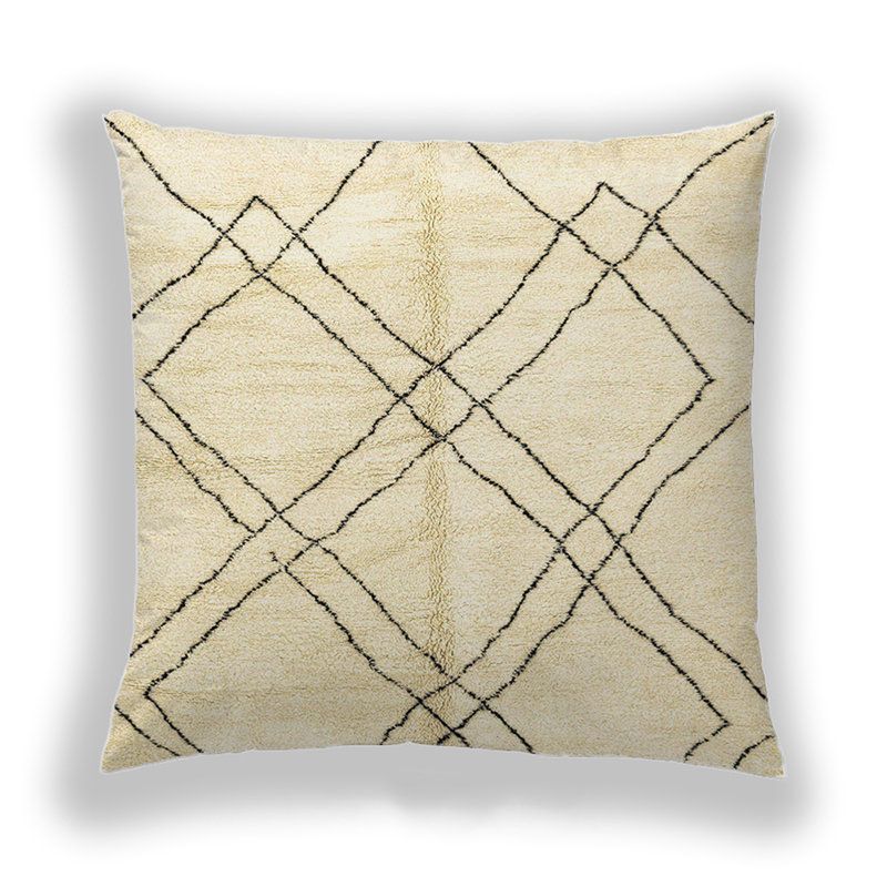 Coussin Abstract 2898, Microsuède