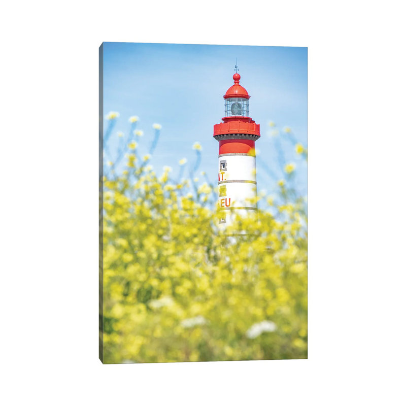 Saint Mathieu Lighthouse Portrait by Philippe Manguin - Wrapped Canvas Gallery-Wrapped Canvas Giclée, 101.6cm H x 66.04cm W