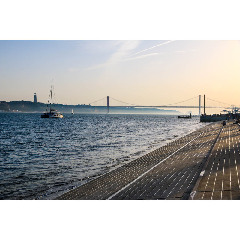 Lisbon Riverside by Buvauten - Wrapped Canvas Print, 61cm H x 91cm W