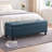 Asdrubale 50.3" Wide Faux Leather Upholstered Storage Bench-423691255
