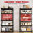 Tevis 60" H x 27.5" W x 12" D 5 Tiers Boltless Adjustable Storage Shelf Goods Rack-1090805073