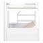 Lit superposé blanc avec accessoires de rangement: escalier, table, 3 tiroirs - robustes et peu encombrants-1184342554