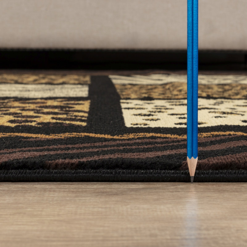 Multi Animal Print Area Rug, Rectangle 7'10" x 10'3"