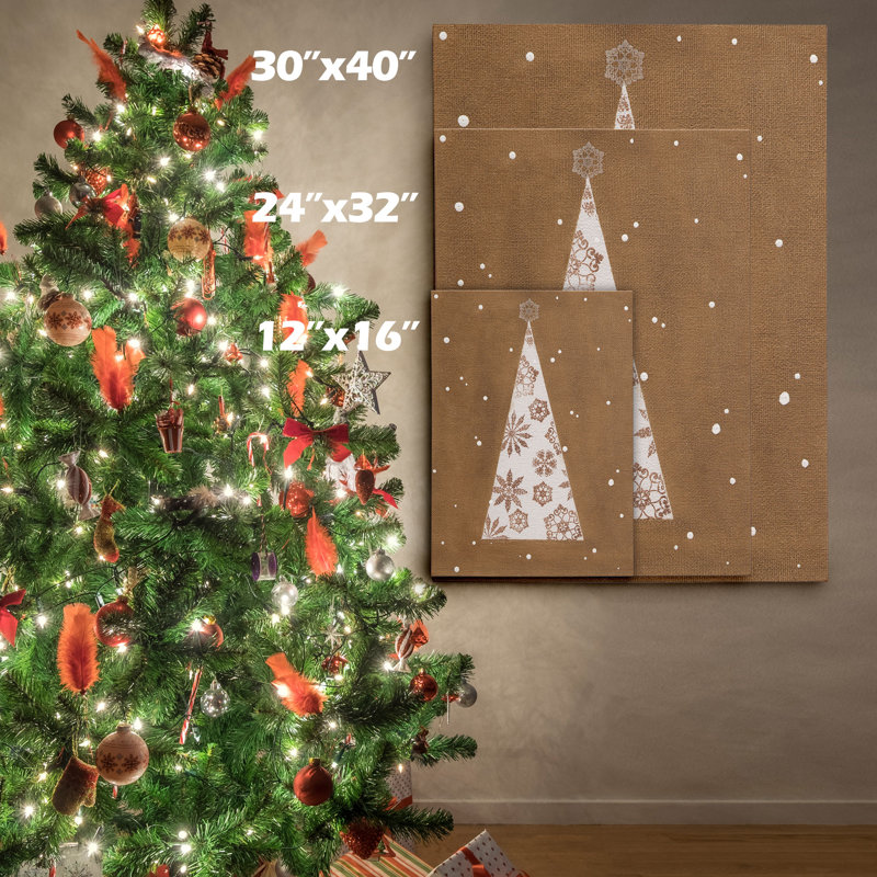 «Plaza Tree» par Carol Robinson - reproduction sur toile, H 30 po x l 40 po x P 1,5 po