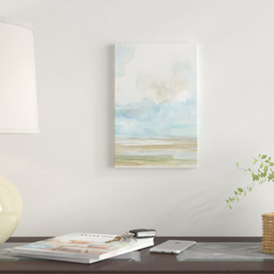 «Clouds Over The Marsh II» par Jennifer Goldberger, reproduction sur toile