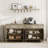 Scarlett 135.4'' Sideboard, Grey Wash-1123391540