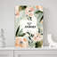 Journey In Bloom Abstract Elegant Modern Nature Flower Wall Art Print by Treechild - Wrapped Canvas Print-1456323562