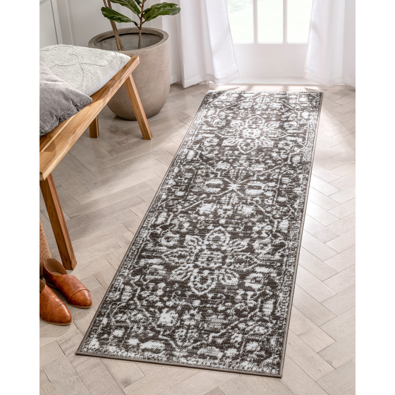Dazzle Oriental Synthetic Area Rug, Runner 67 x 220cm