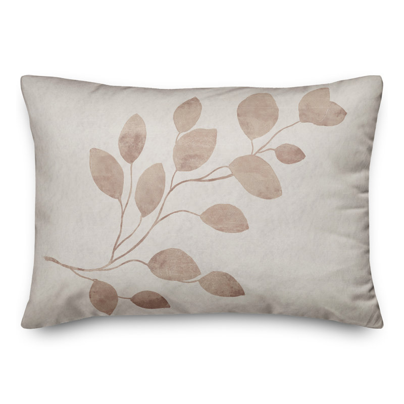 Housse et insert de coussin rectangulaire crème