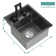 RV1518R9NH 9L Kitchen Sink RV Sink With A Foldable Tap Inside