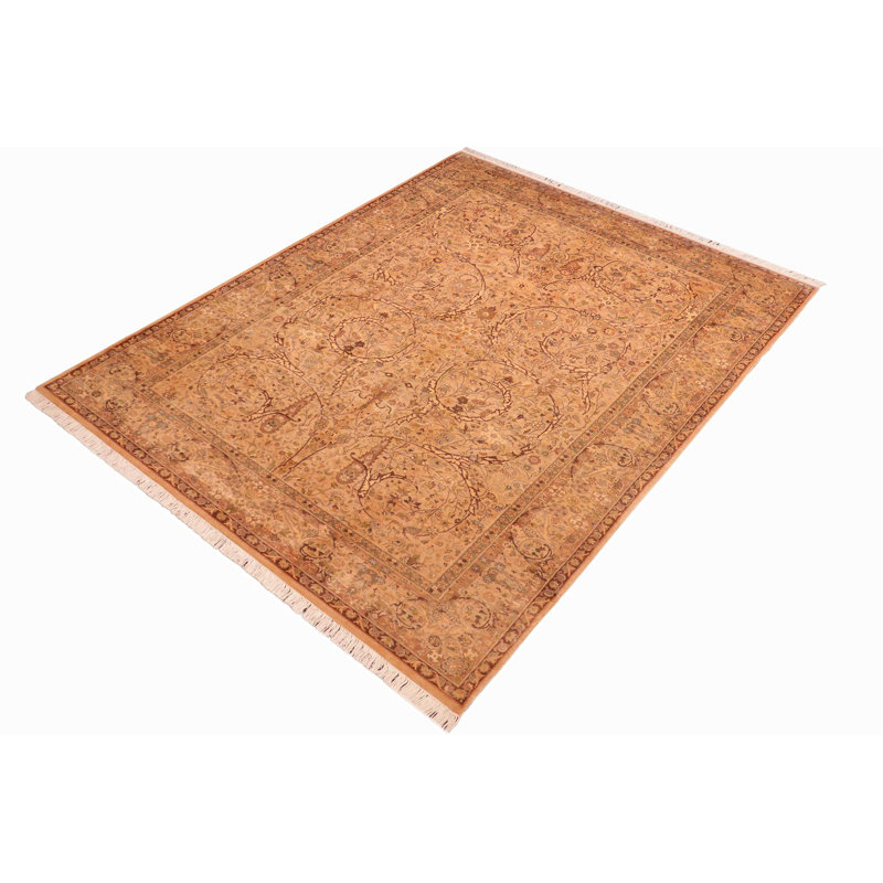 Tapis oriental brun en laine Pastrana