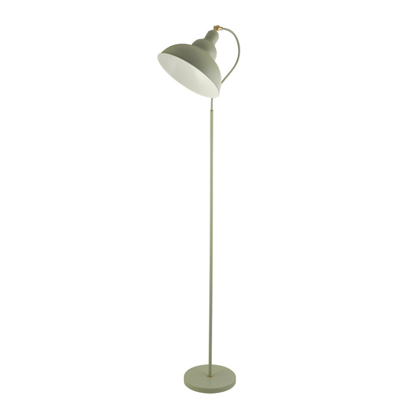 Ingber 166cm Arched Floor Lamp, Sage Green