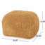 Repose-pieds carré en microfibre Spongy-264732812