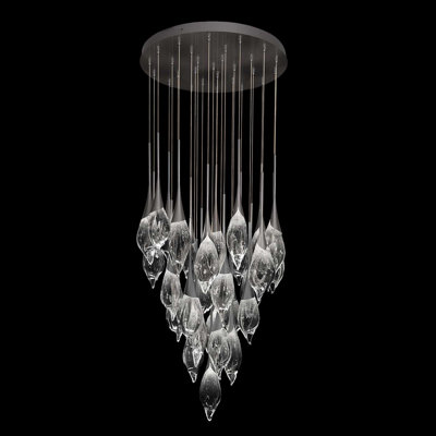 Luminaire suspendu rond l 32,75 po Mayu