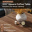 Pedestal Coffee Table-1117873577