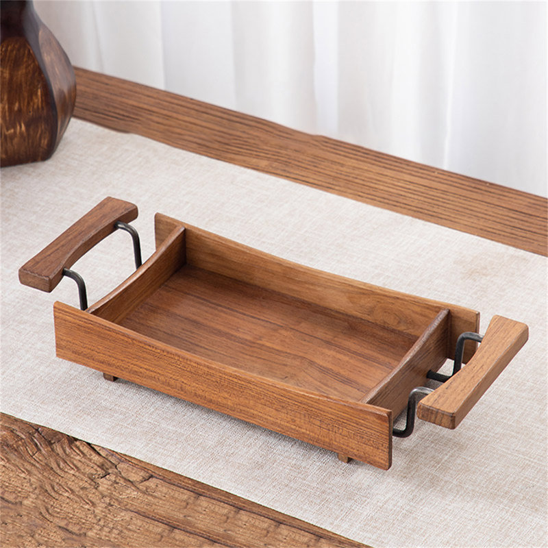 Julene Wood Tray, 2.76" H x 14.96" W x 5.91" D