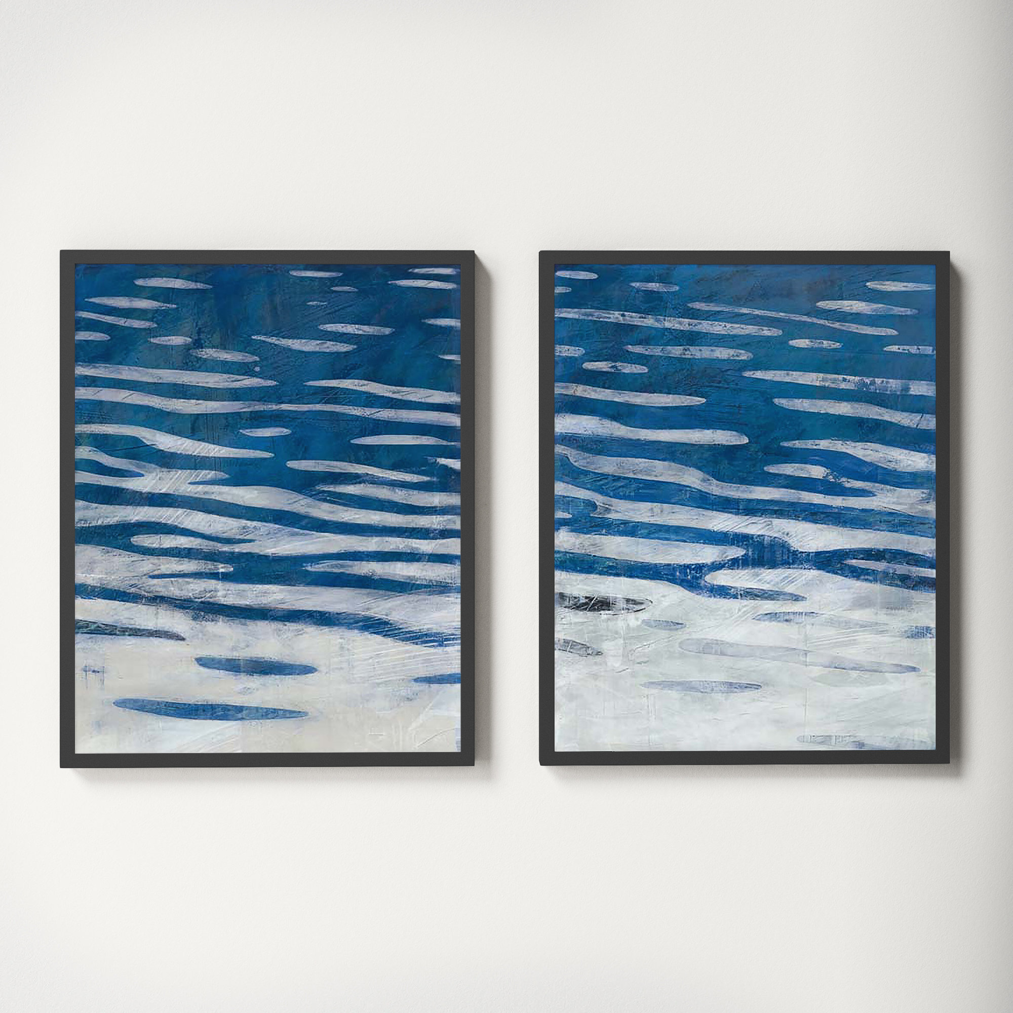 Oceanview By Ivo Stoyanov by Ivo Stoyanov, 20" H x 32" W x 1.25" D, Black Framed