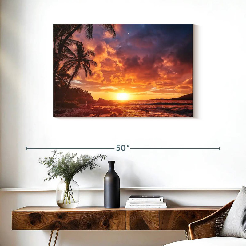 Gillard Kealakekua Bay au coucher du soleil, H 24 po x l 36 po